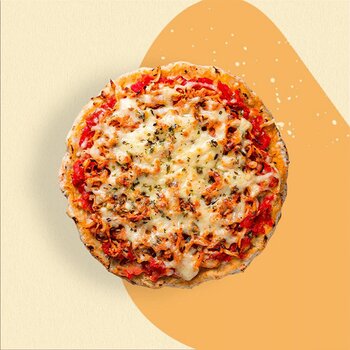 Pizzas Saudáveis - LASCAS DE FRANGO CREMOSO E ORA-PRO-NÓBIS
